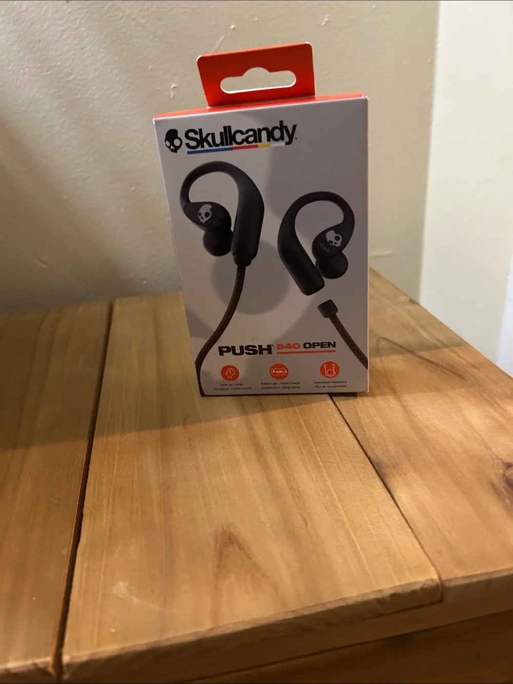 Skullcandy Push 540 Open Earbuds - Black